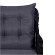 Afuera Living Outdoor Dining Set in Black Powder-Coated Steel
