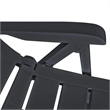 Afuera Living Anthracite Plastic Standard Foldable Outdoor Dining Set