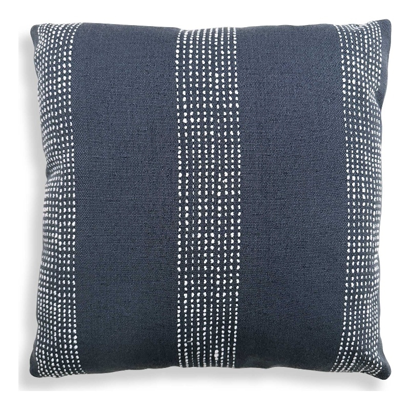 Afuera Living Contemporary Polyester Outdoor Pillow in Slate Blue