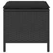 Afuera Living Contemporary Poly Rattan Garden Dining Set in Black