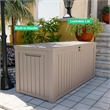 Afuera Living 180-Gallon Light Coffee Outdoor Waterproof Storage Box