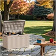 Afuera Living 180-Gallon Weatherproof Outdoor Storage Box with Lockable Lid