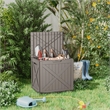 Afuera Living 32-Gallon Weatherproof Outdoor Storage Box with Lockable Lid
