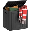Afuera Living 28-Gallon Weatherproof Resin Outdoor Storage Box 18x17x23 Inches