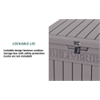 Afuera Living Lockable Waterproof Outdoor PP Package Delivery Box