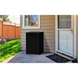 Afuera Living Black PP Outdoor Waterproof Lockable Package Delivery Box