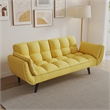 Afuera Living Velvet Convertible Sofa Bed 3-Position Backrest for Small Spaces