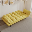Afuera Living Velvet Convertible Sofa Bed 3-Position Backrest for Small Spaces