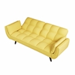 Afuera Living Velvet Convertible Sofa Bed 3-Position Backrest for Small Spaces