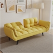 Afuera Living Velvet Convertible Sofa Bed 3-Position Backrest for Small Spaces