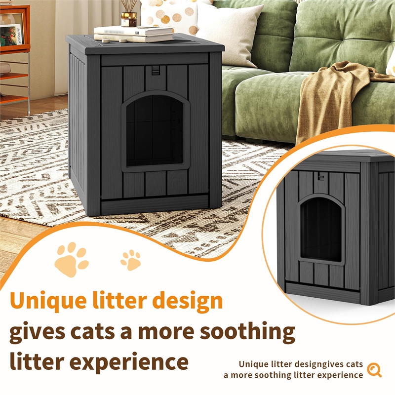 Afuera Living 30-Gallon Resin Indoor/Outdoor Pet House with Ventilated Doorway