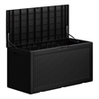 Afuera Living 100-Gallon Lockable Resin Patio Storage Box 573 lbs Capacity