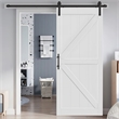 Afuera Living 24x84 Inch Primed Shaker Standard Door Slab - Unfinished