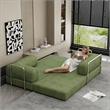 Afuera Living 82-Inch Green Sleeper Sofa Bed with Steel Frame