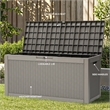 Afuera Living 60-Gallon Weatherproof Outdoor Storage Box in Light Coffee