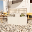 Afuera Living 230-Gallon Light Coffee Waterproof Outdoor Storage Box