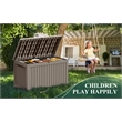 Afuera Living 230-Gallon Light Coffee Waterproof Outdoor Storage Box