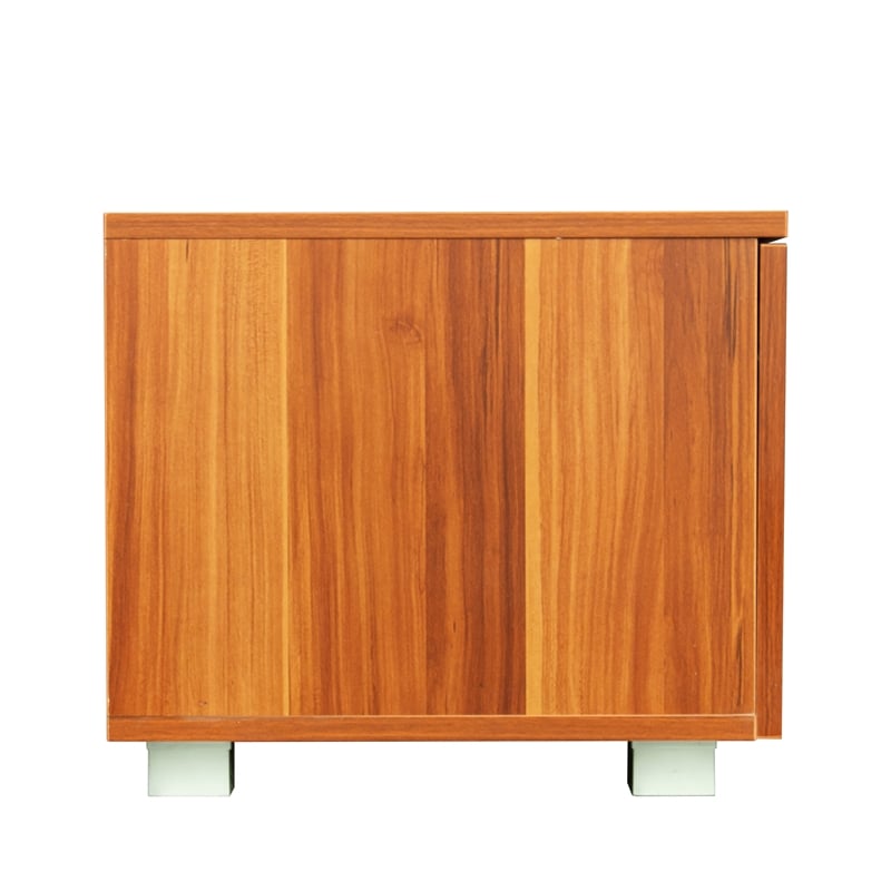 Afuera Living Walnut TV Stand for 70-Inch TVs with 2 Cabinets