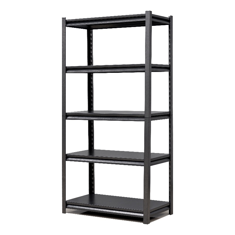 Afuera Living 72-Inch 5-Tier Heavy-Duty Metal Shelving Unit in Black