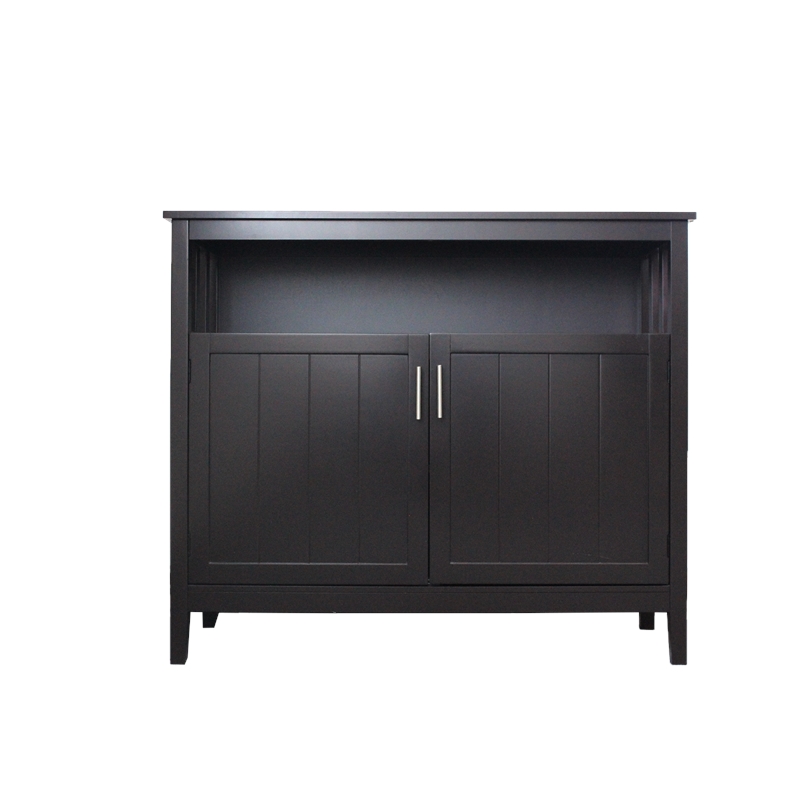 Afuera Living Brown Kitchen Sideboard and Buffet Server Cabinet