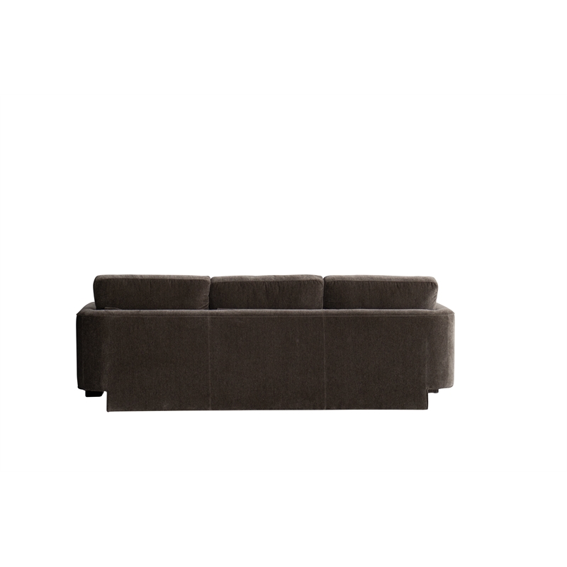 Afuera Living Contemporary Gray Fabric 360-Degree Swivel Armchair