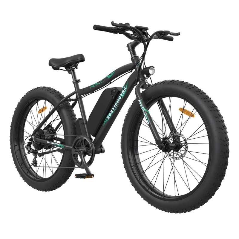 Afuera Living 500W Electric Fat Tire Bike with 36V Removable Battery