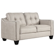 Afuera Living Contemporary Beige 3-Piece Linen Sectional Sofa Set