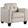 Afuera Living Contemporary Beige 3-Piece Linen Sectional Sofa Set