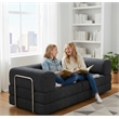 Afuera Living Contemporary 82-Inch Gray Pull-Out Sleeper Sofa Bed