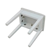Afuera Living Contemporary White 18-Inch Upholstered Dressing Stool