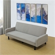 Afuera Living Contemporary Gray Adjustable Convertible Sofa Bed