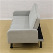 Afuera Living Contemporary Gray Adjustable Convertible Sofa Bed