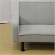 Afuera Living Contemporary Gray Adjustable Convertible Sofa Bed