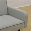 Afuera Living Contemporary Gray Adjustable Convertible Sofa Bed