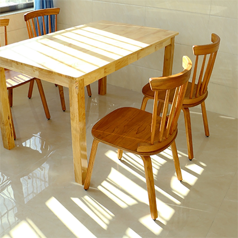 Afuera Living Contemporary Walnut Plywood Windsor Dining Chair Set of 2