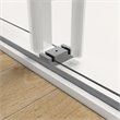 Afuera Living 60-76 Inch Silver Frameless Double Sliding Shower Door