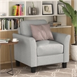 Afuera Living Contemporary Light Gray 3-Piece Linen Sectional Sofa Set