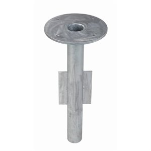 Afuera Living Modern Style Steel In-Ground Mount in Bronze Finish
