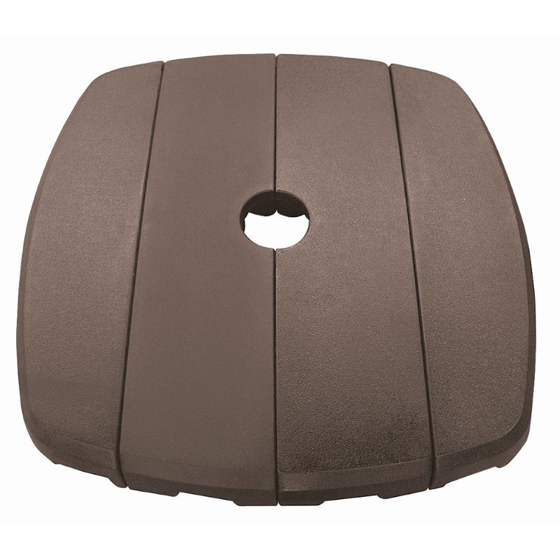 Afuera Living 4-Section Modern Resin Umbrella Base in Bronze Finish