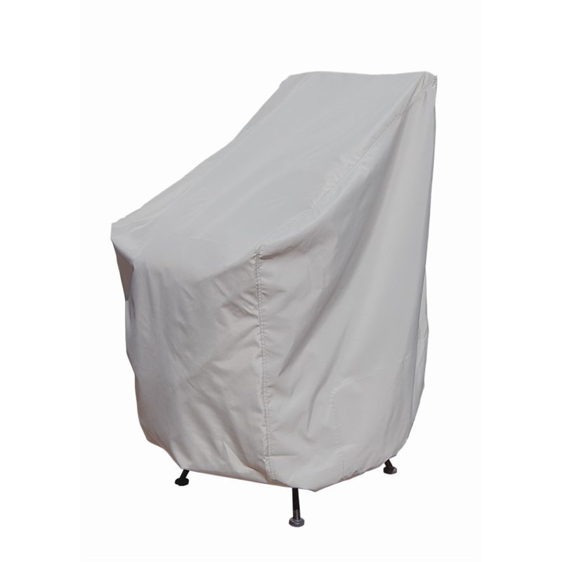 Afuera Living Protective Cover for Chair Stack and Bar Stools in Gray