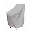 Afuera Living Protective Cover for Chair Stack and Bar Stools in Gray