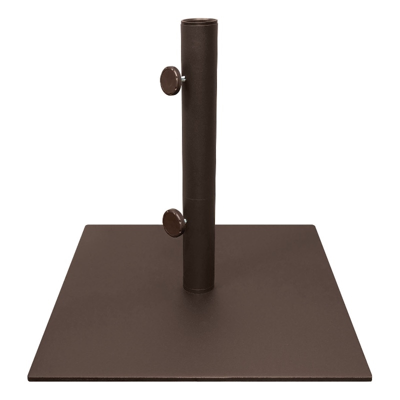 Afuera Living Modern Steel Metal Umbrella Base in Bronze Finish