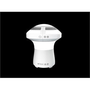 Afuera Living Dual Light & Sound Pod with Bluetooth Speaker in White
