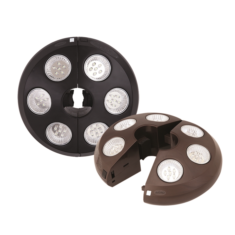 Afuera Living 36 LED Rechargeable Patio Umbrella Light in Bronze