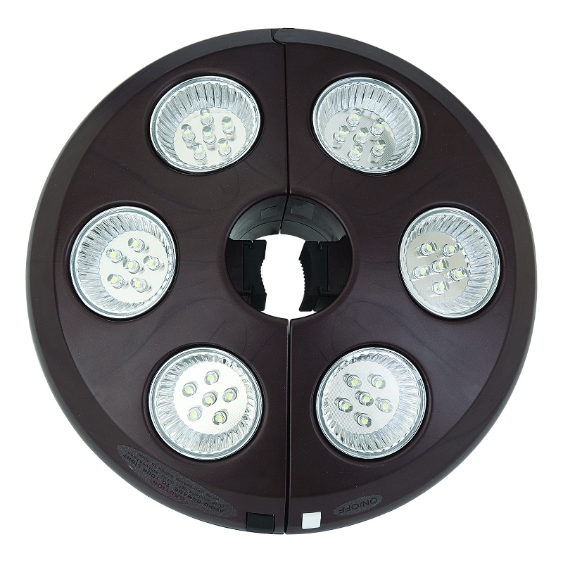 Afuera Living 36 LED Rechargeable Patio Umbrella Light in Bronze