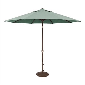 Afuera Living 9' Octagonal Auto Tilt Patio Umbrella in Bronze/Spa
