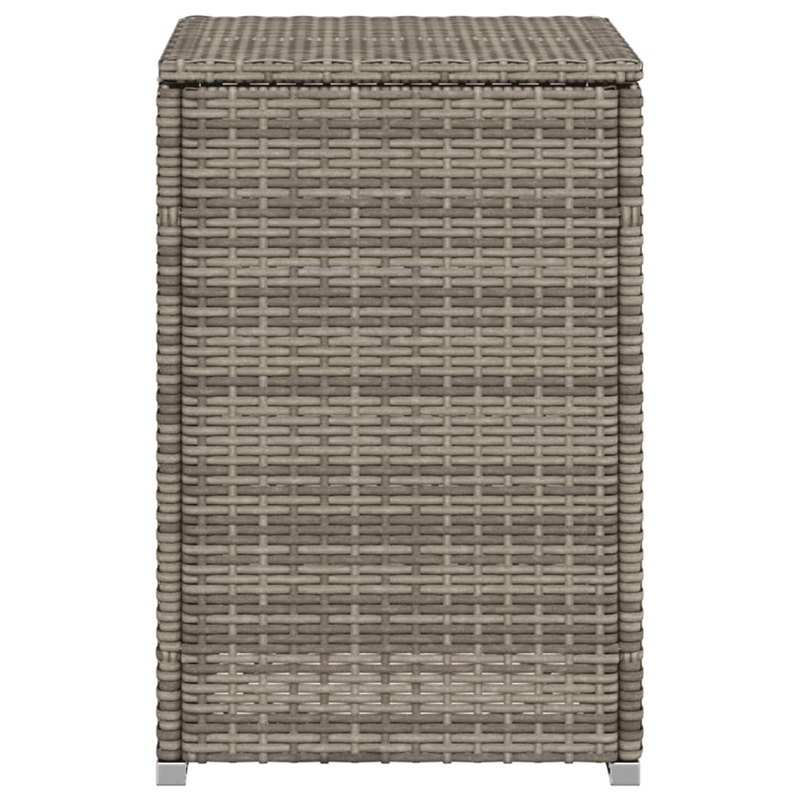 Afuera Living Square Propane Tank Cover Table with Synthetic Rattan