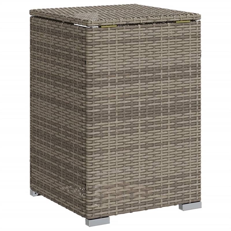 Afuera Living Square Propane Tank Cover Table with Synthetic Rattan