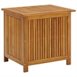 Afuera Living Acacia Wood Storage Box with Rustic Oiled Finish