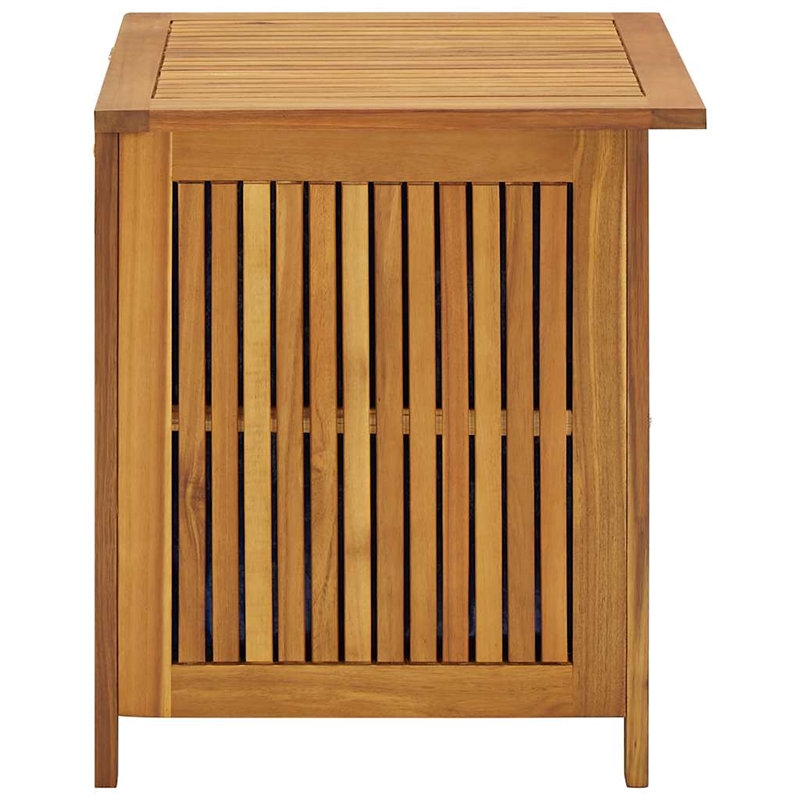Afuera Living Acacia Wood Storage Box with Rustic Oiled Finish
